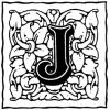 Alphabet Squares - J