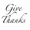 Give Thanks - anglais