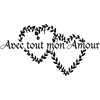 Avec tout mon amour Hearts - French