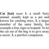 Cat Quote - Definition