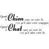 Chien & Chat - French