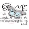 Thank You two small words... - anglais
