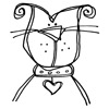 Cat With Valentine Collar
