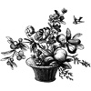 Victorian Flower Basket
