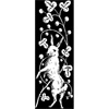 Rabbit Standing Up In Flowers (Bookmark)
