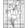 Magnolias Stained Glass