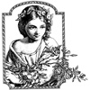 Victorian Flower Girl