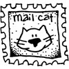 Timbre-Poste Mail Cat - anglais