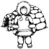 Inuit et son igloo