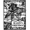 Collage floral - Season's Greetings - anglais