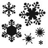 TM08 - Snowflakes Template - 6" x 6"