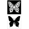 TM107 - Pretty Butterfly (Stencil & Mask)